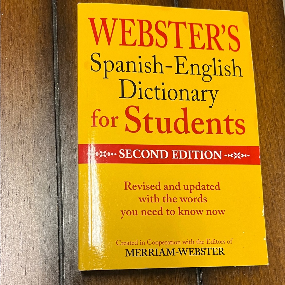 Webster's Spanish-English Dictionary for Students